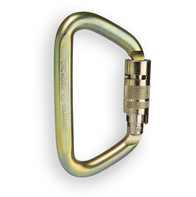 Steel Locking D Carabiners CMC PRO