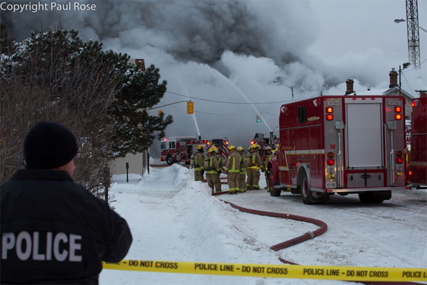 CTVNews image of helicopter rescue Kingston, Ontario firefighters. A CMC Rescue Equipment Blog Post.