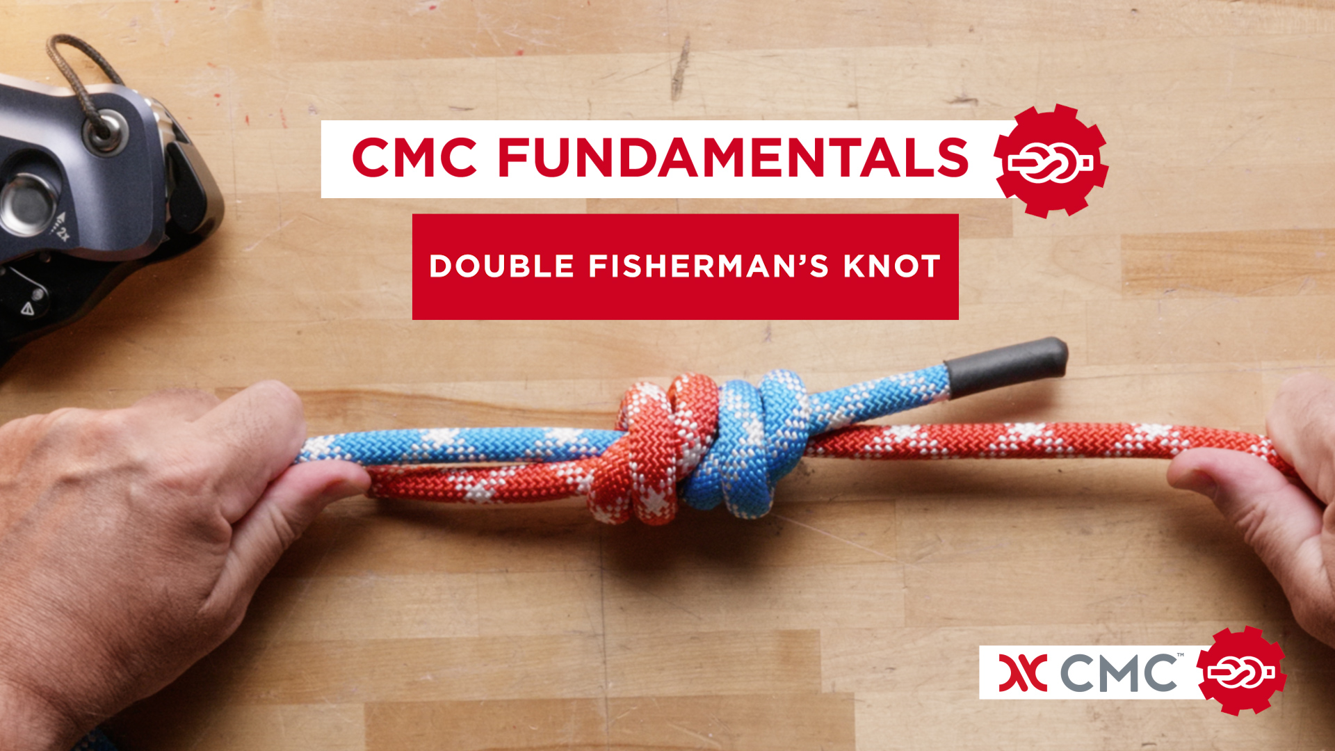 Double Fisherman's Knot - How to tie a Double Fisherman's