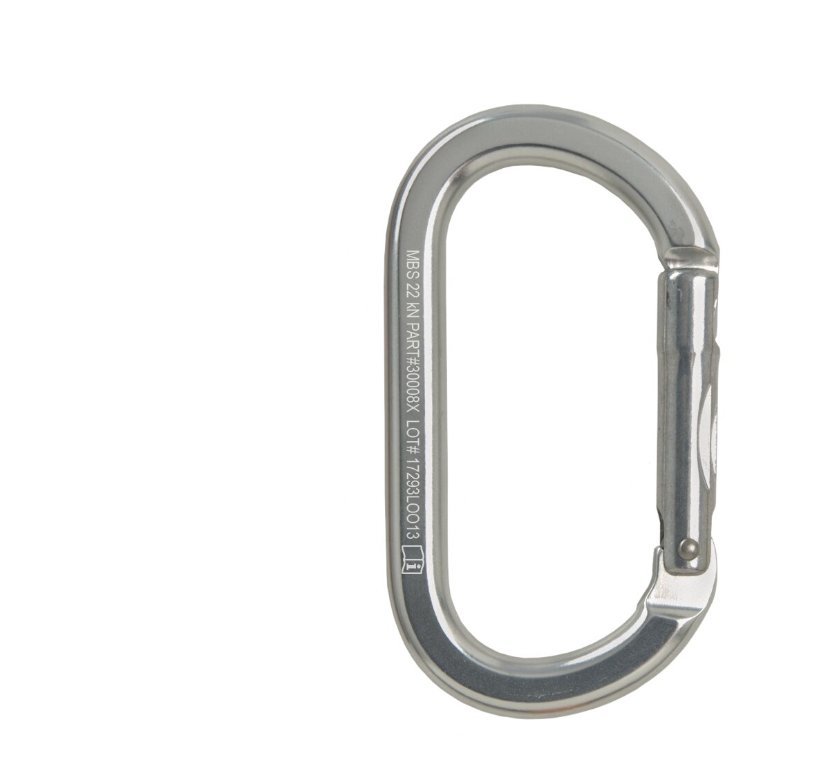 Aluminum Oval Carabiner Key Lock Non Locking CMC PRO