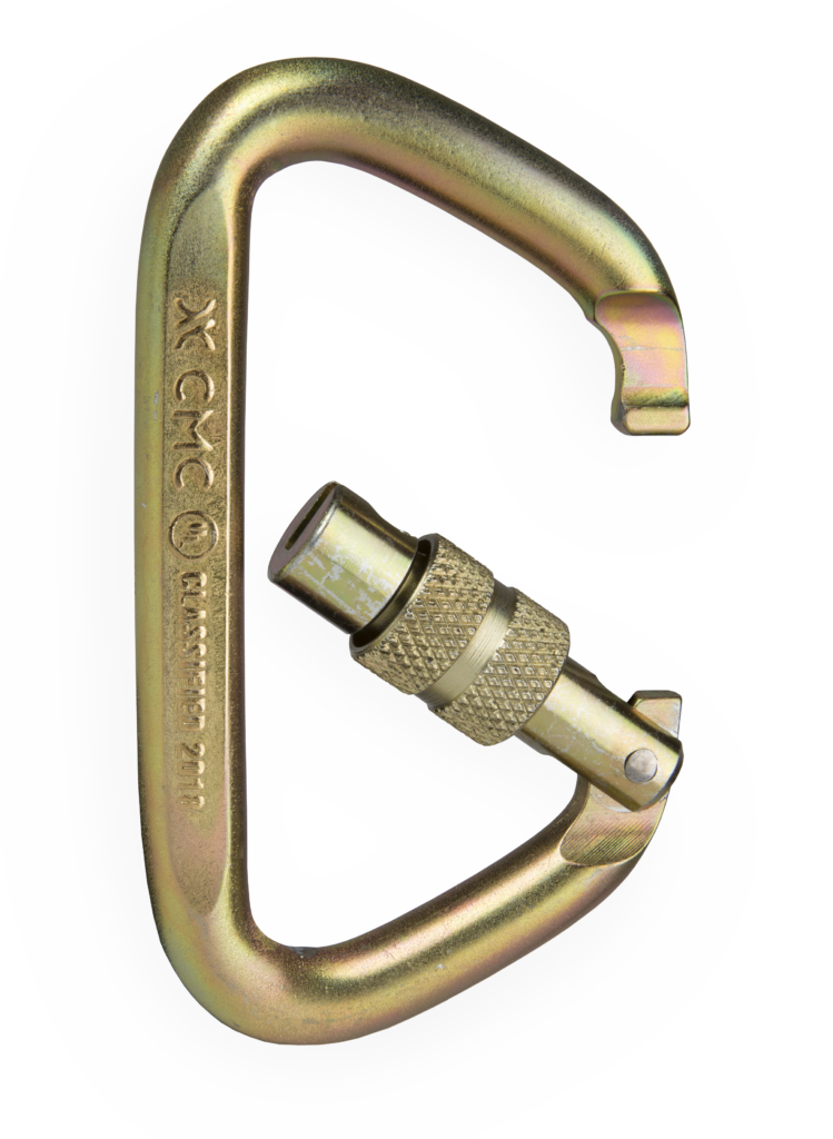 Steel Locking D Carabiners CMC PRO