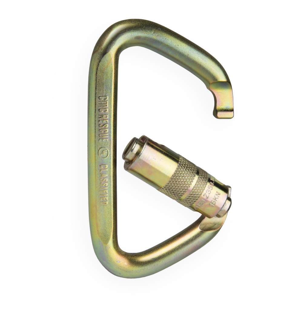 Steel Locking D Carabiners CMC PRO