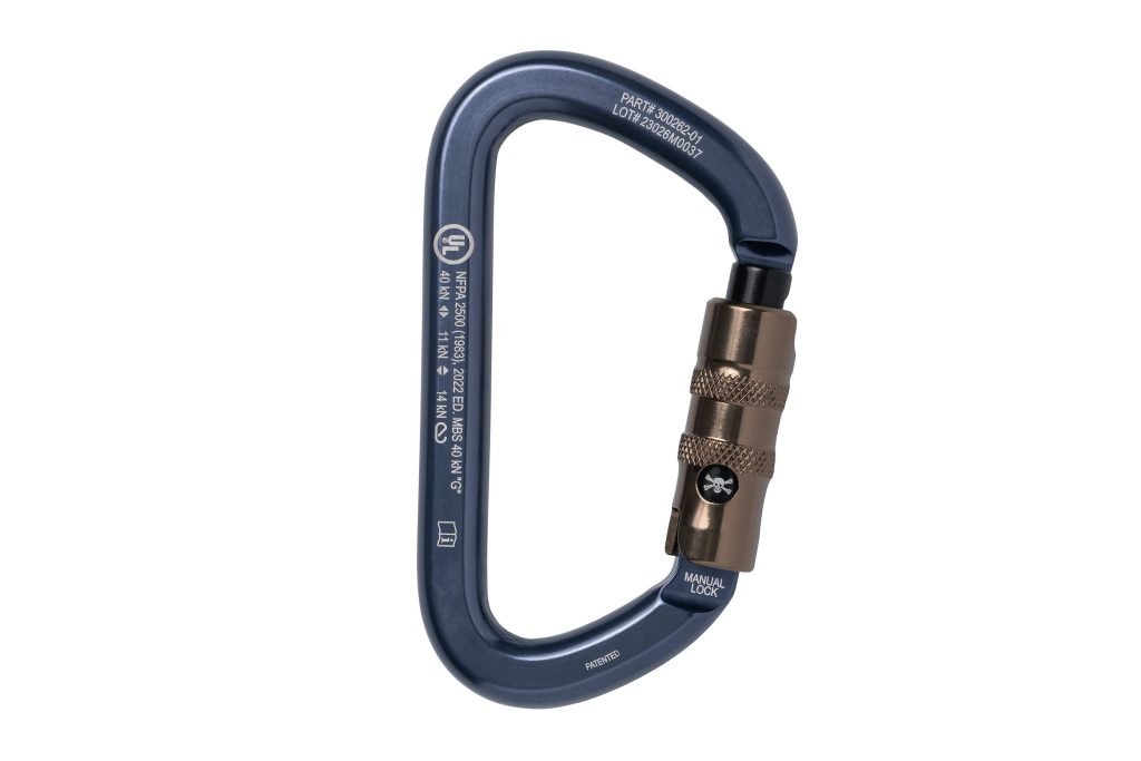 USR-98-C09T NFPA D Carabiner Triple Lock - Large Heavy Duty Safety Carabiner 60kN
