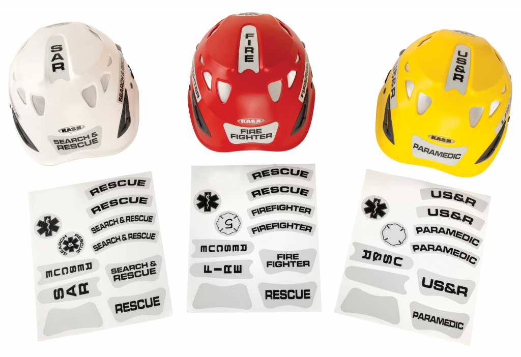 KASK Helmet Decal Set for SAR USAR Fire Rescue CMC PRO