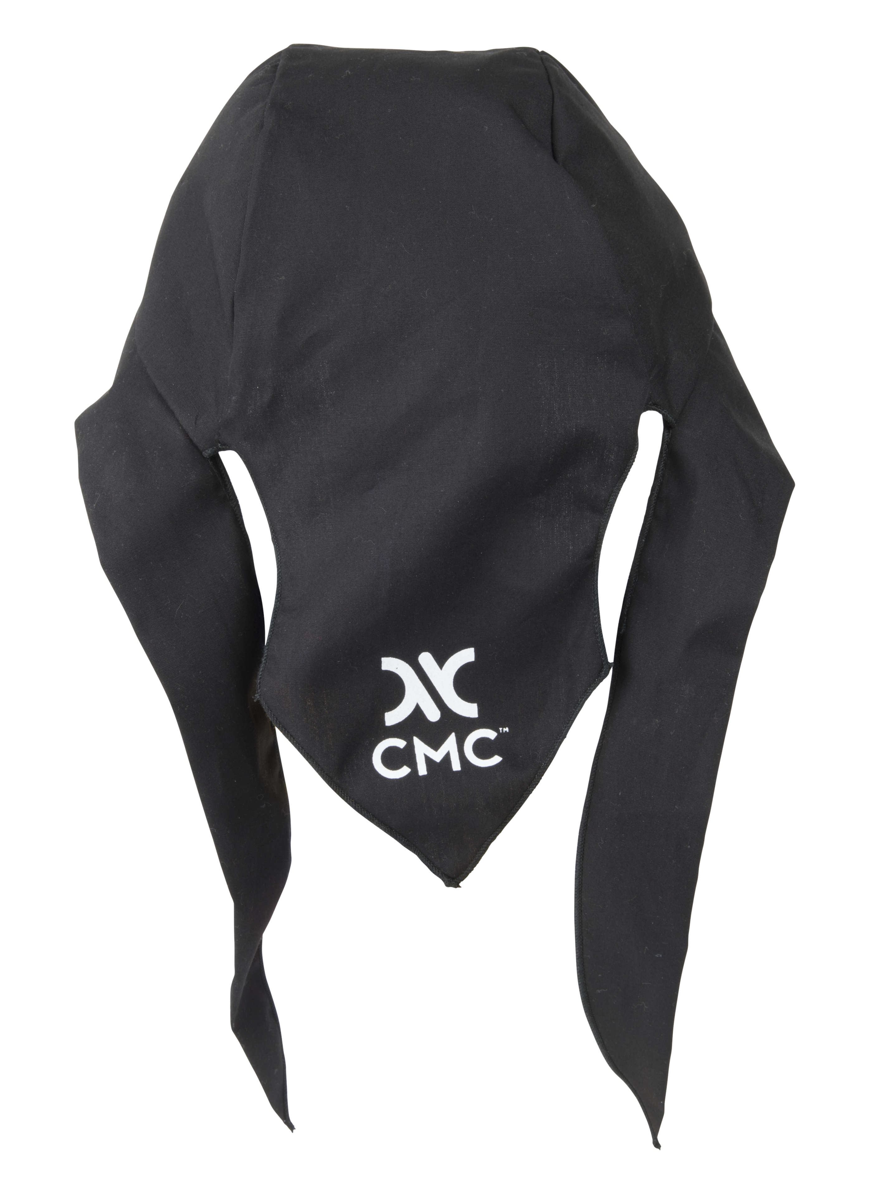White Doo Rag Doo-Rag 100% Cotton Logo Head Wrap Sweat Band | CMC PRO