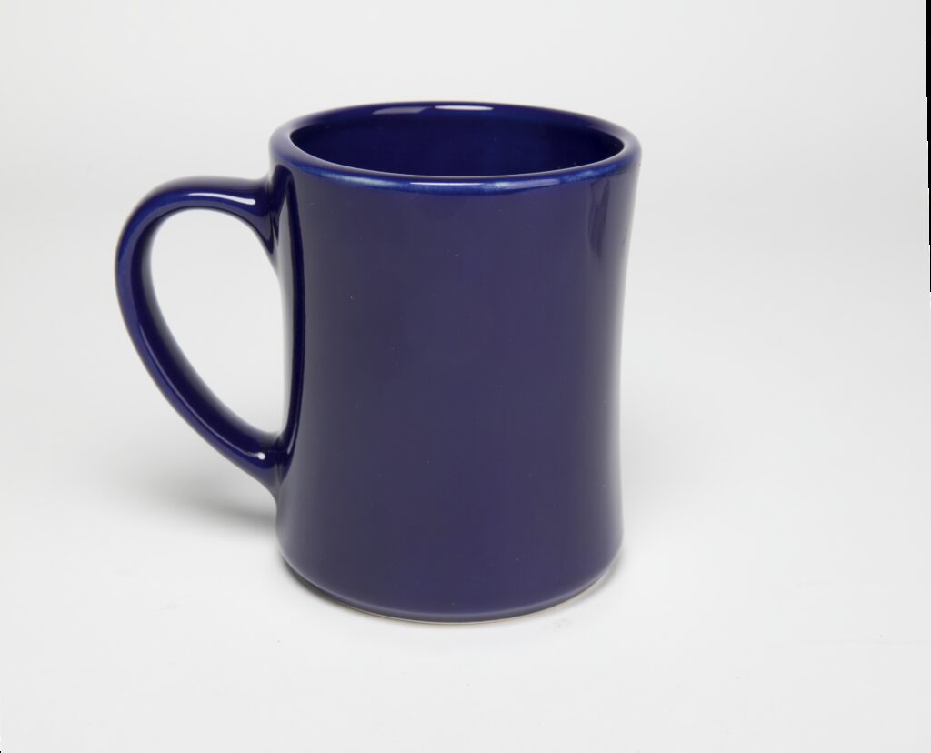 Mountain Summit Gear Classic Blue Enamel Mug - 12 fl. oz. - Set of