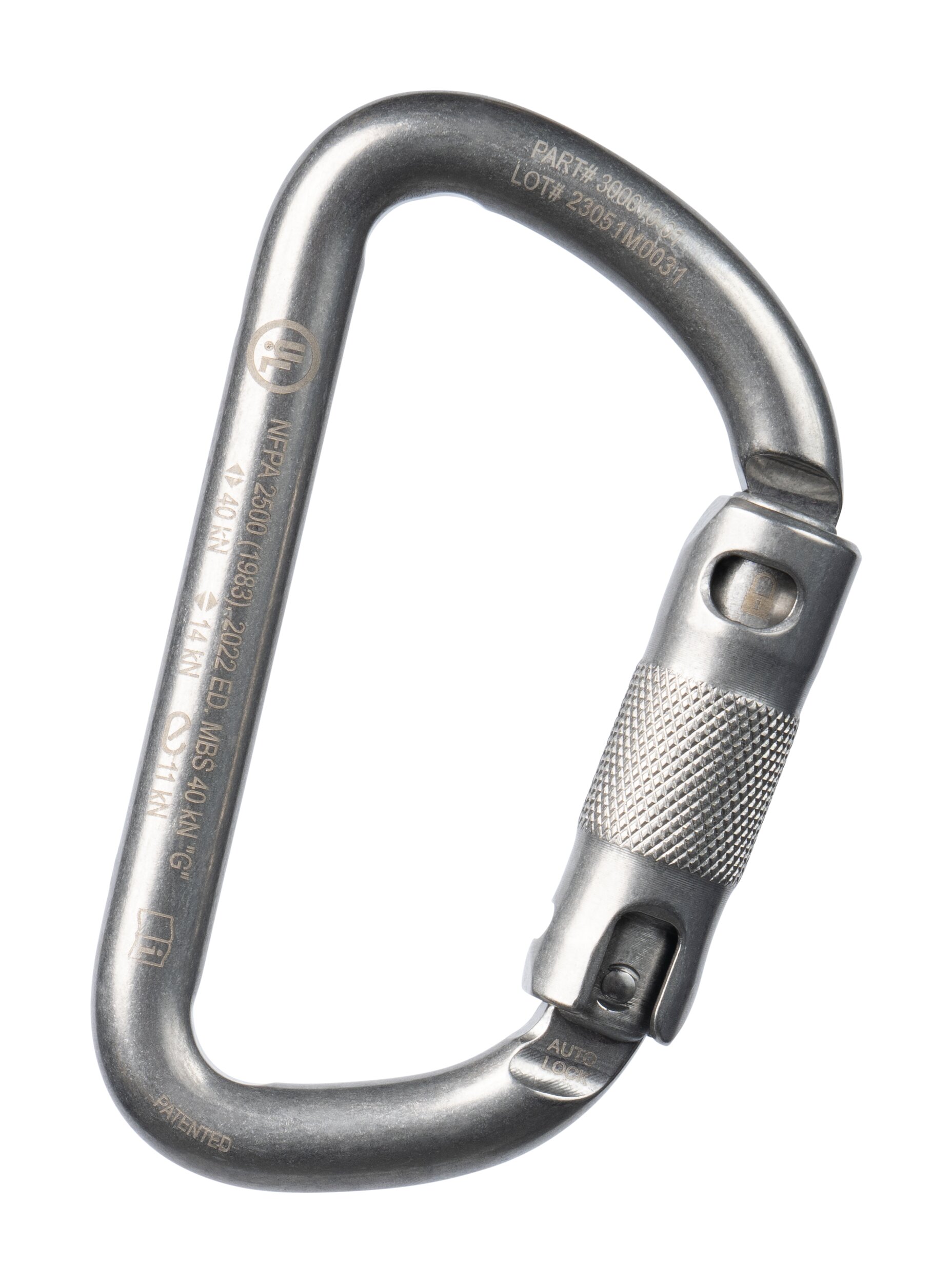 Carabiner Black Galvanized 4 x 40 mm - Per Piece